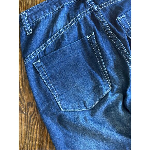 ONE X ONE TEASPOON Free People Women’s 26 Runaway Cropped Flare Jeans - Picture 10 of 14